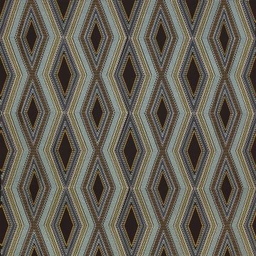 Jane Churchill - Gatsby - J889F-02 Gold/Aqua