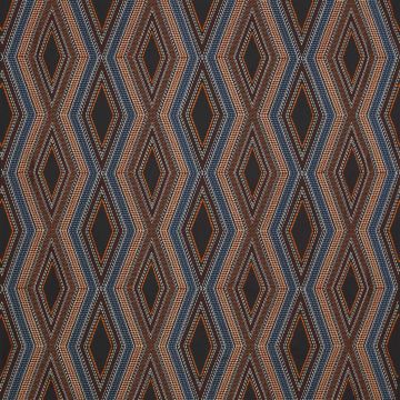 Jane Churchill - Gatsby - J889F-03 Copper/Blue