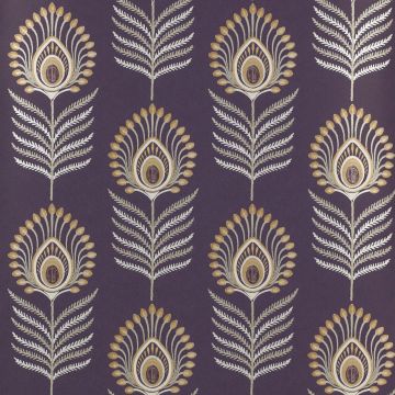 Jane Churchill - Atmosphere Volume I - Sula - J150W-01 Amethyst/Gold