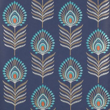 Jane Churchill - Atmosphere Volume I - Sula - J150W-05 Midnight/Teal