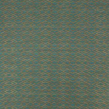 Jane Churchill - Atmosphere Wallpapers Vol IV - Geometric Silk - J8001-06 Teal