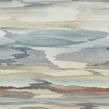 Jane Churchill - Atmosphere Wallpapers Vol IV - Cloudscape - J8003-04 Blue/Copper