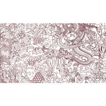 Jean Paul Gaultier - Horimono - 3303-04 Grenat