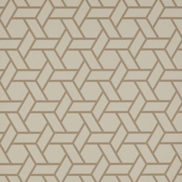 Manuel Canovas - Balangan Wallpapers - Treillis 3021-04 Café