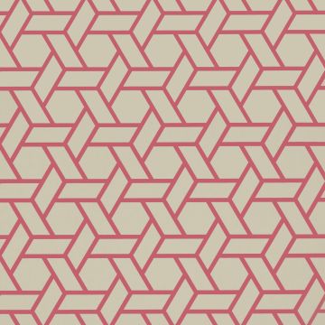 Manuel Canovas - Balangan Wallpapers - Treillis 3021-05 Rouge