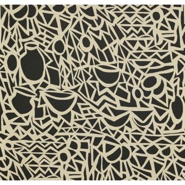 Pierre Frey - Moucharabieh - F3377001 Noir/Lin