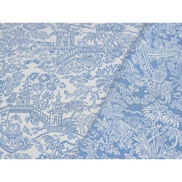 Pierre Frey - Les pagodes - F3479002 Bleu