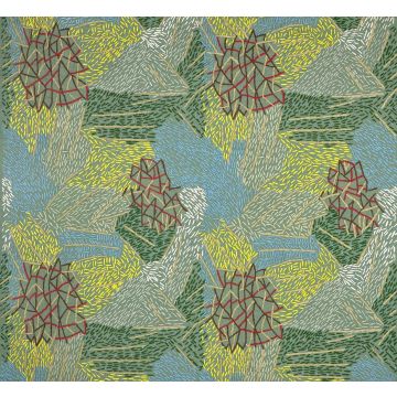 Pierre Frey - Pre fleuri - F3896001 Aquatique