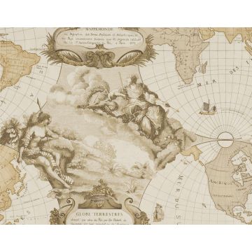 Pierre Frey - Planisphere - FP198003 Nutmeg