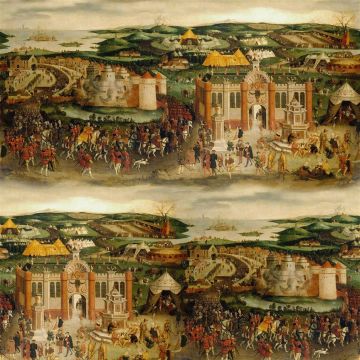 The Royal Collection - Cloth Of Gold - Panel - PRC668/01 Peridot