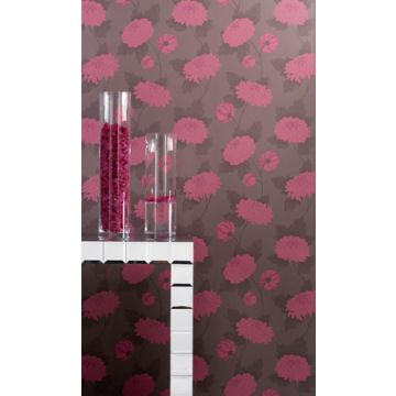 Osborne & Little - O&L Wallpaper Album 5 - Wilde Chrysanthemum W5450-01