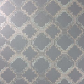 Osborne & Little - Mansard Vinyls - Quatrefoil W6586-01