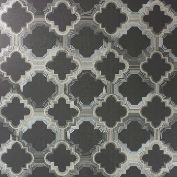 Osborne & Little - Mansard Vinyls - Quatrefoil W6586-03